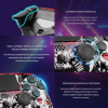 Pad / Kontroler do PS4 Bluetooth P47 Red Ey Skull